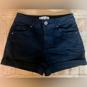 Dress Code-Torching Black Short Shorts, Size Small, From Wax Jean